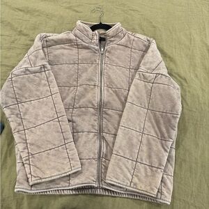 Forever 21 Taupe Zip-Up Jacket